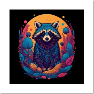 Raccoon Vibes Posters and Art